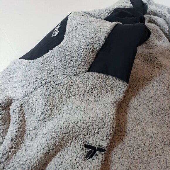 Columbia Titanium Arctic Crest Sherpa Full Zip Fleece Jacket Gray Men's Sz 2X - Picture 11 of 14